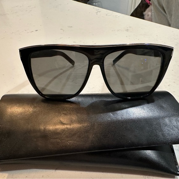 Saint Laurent Black Designer Sunglasses SL 1 Combi - Picture 8 of 10